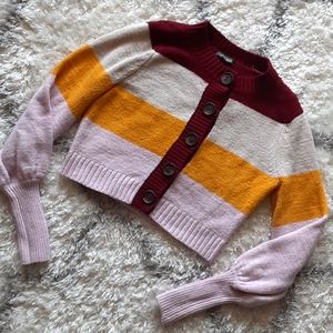 Women's Cropped Button-Front Cardigan Wild Fable